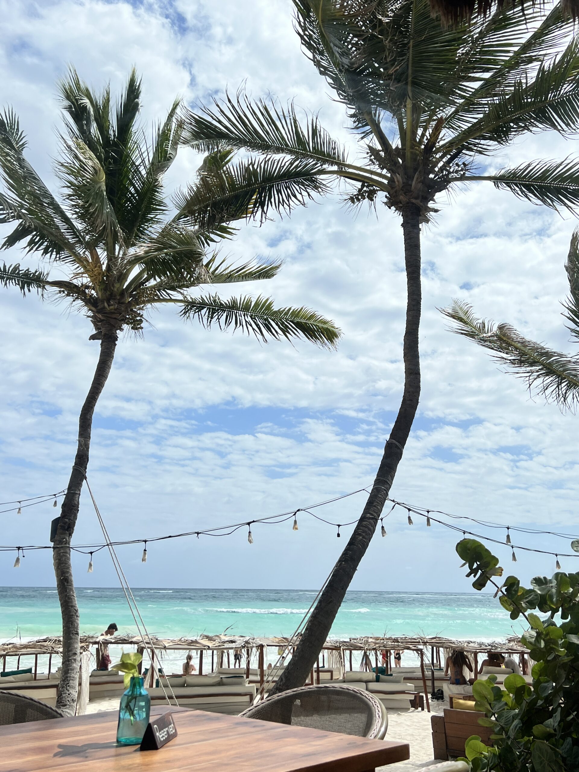 Tulum Money Saving Tips Day Resort In Tulum Overlooking Beach With Palm Trees
