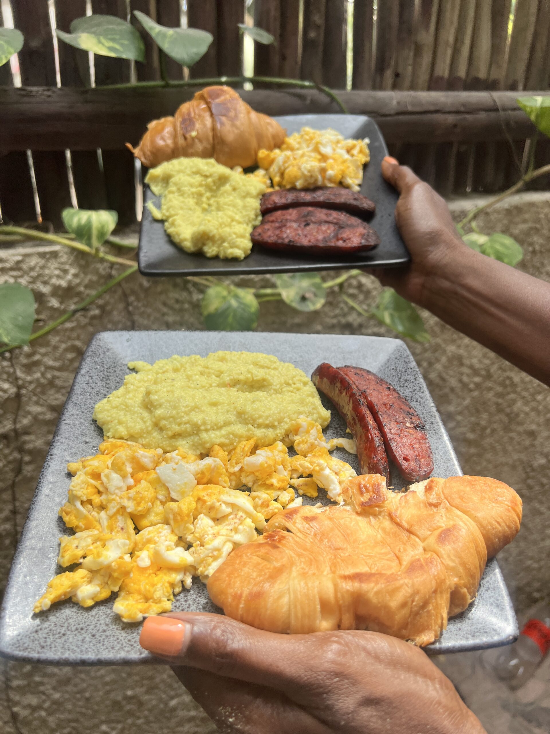 Monthly Cost Of Living In Tulum Mexico Breakfast Plate Eggs, Grits, Sausage