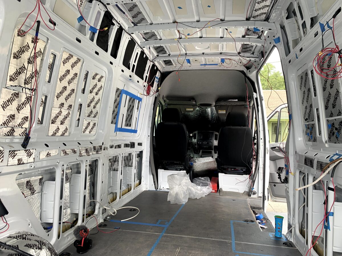 camper van wall insulation panels