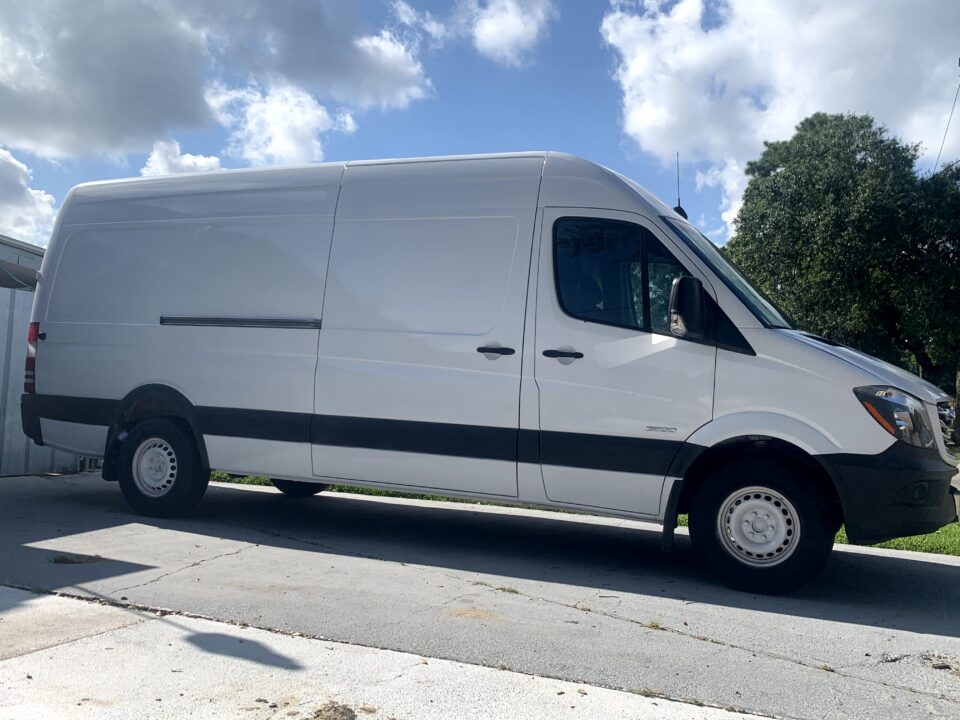 Sprinter van subfloor installation