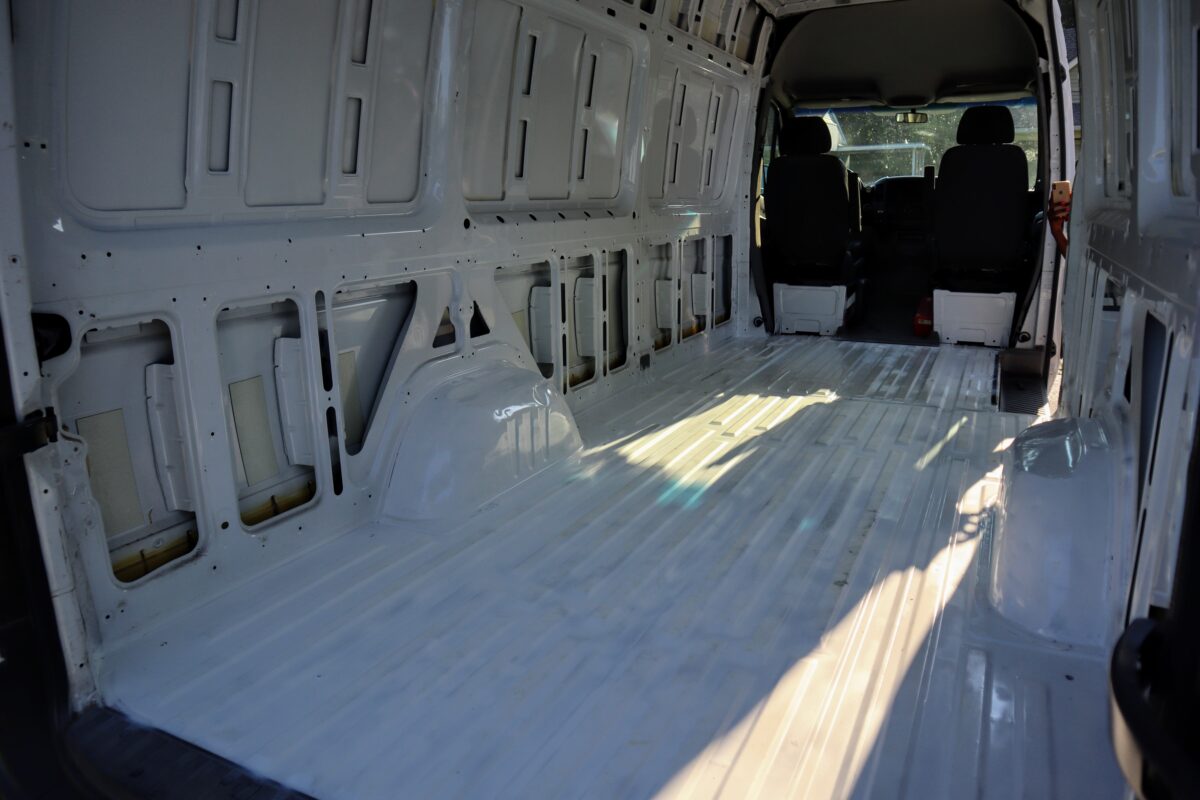 Planning Sprinter van subfloor installation