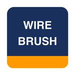 Wire brush wheel set